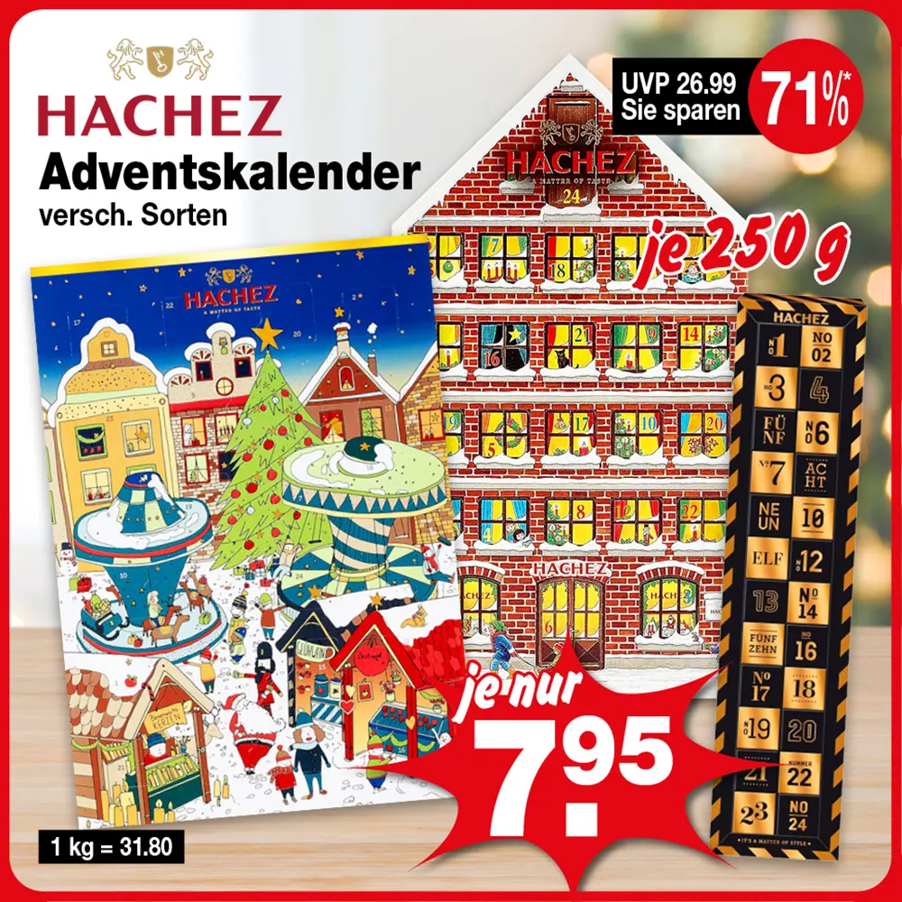 Hachez Adventskalender