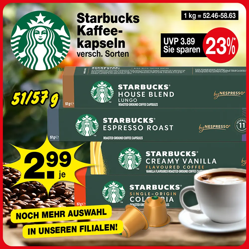 Starbucks Kaffeekapseln